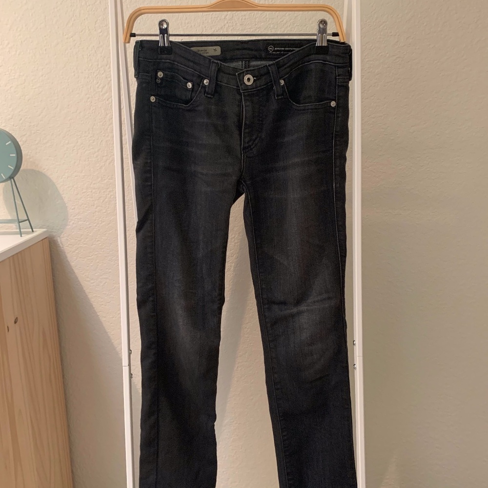 AG Stevie Jeans, slim straight, low rise